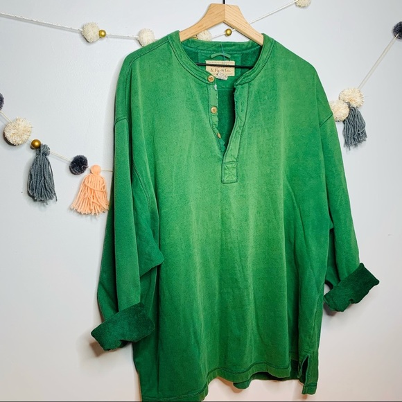 VINTAGE y2k Abercrombie green boyfriend pullover - Picture 4 of 7